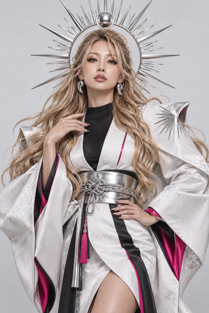 天照大御神を現代的に表現したビジュアル